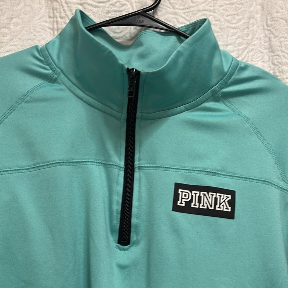 Women’s Large PINK- Victoria’s Secret Brand Teal Activewear Jacket - Picture 4 of 6
